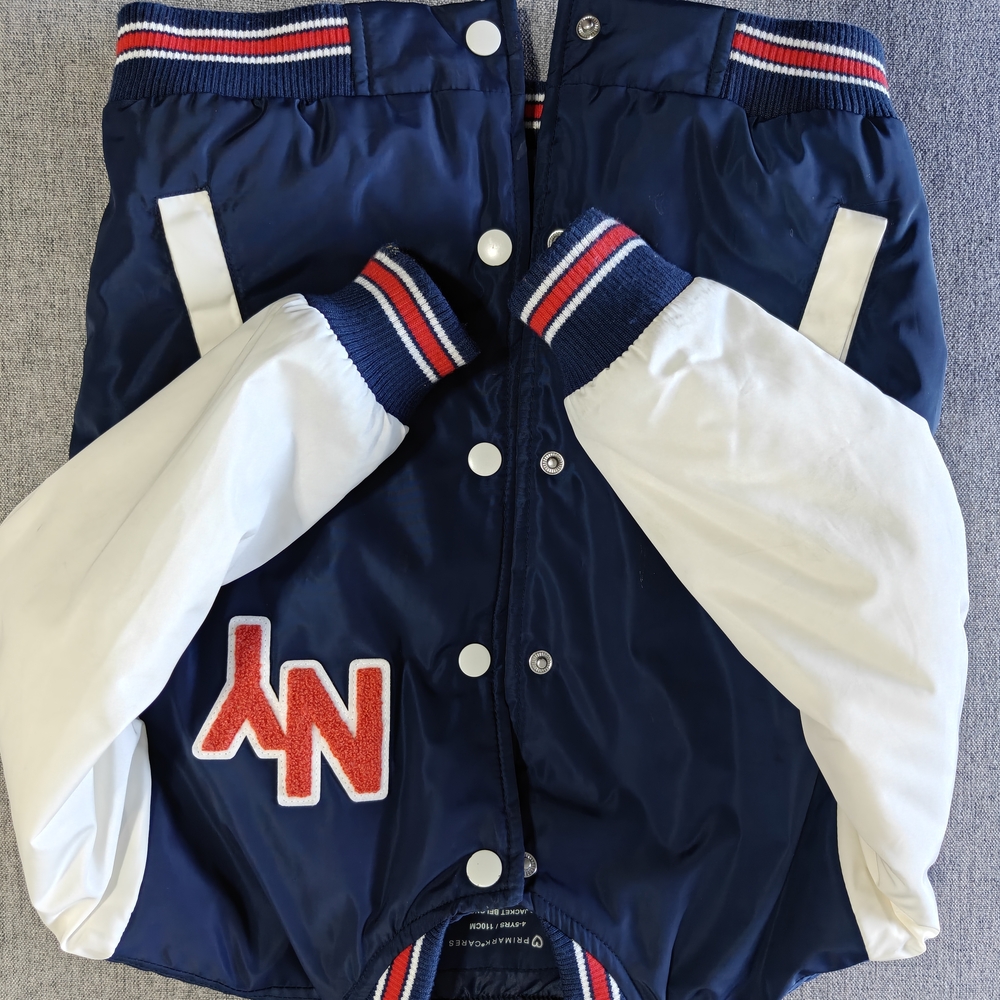 Kids Navy and White Jacket 4-5 years old spring/autunm outfit - Picture 7 of 7